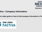 Factiva - Find company information.mp4