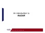 RADAR presentation (PDF format)