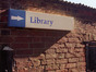 Library signage